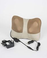 Prospera Kneading Massage Cushion, 3D rotating nodes with deep-kneading shiatsu massage and heat,a power adapter and a car adapter included,helps to reduce stress and relieve muscle tightness,3.5 lbs