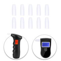 Breathalyzer Mouthpieces 10 Pack Professional Ketone Breath Alcohol Tester Mouthpieces for Breath Alcohol Breathalyzer Detector