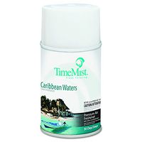 TimeMist 1042756 Metered Fragrance Dispenser Refill, Caribbean Waters, 6.6 oz, Aerosol (Case of 12)