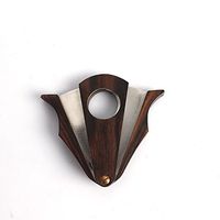 Healthcom V-Cut Cigar Cutter Stainless Steel Double Guillotine Cigar Cutter Double Blade Guillotine Scissors for Most Size of Cigars