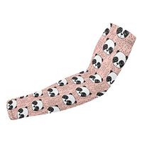 Sincerity First Pink Panda UV Protection Cooling Arm Sleeves for Sports Fishing Men Women