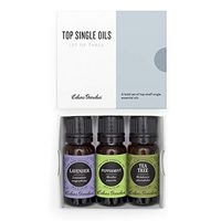 Edens Garden Top Essential Oil 3 Set, Best 100% Pure Aromatherapy Intro Kit (For Diffuser & Therapeutic Use), 10 ml