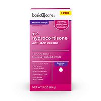 Amazon Basic Care Hydrocortisone Intensive Healing Anti Itch Cream, 3 oz