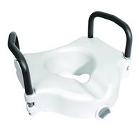 Essential Medical Supply Elevated Toilet Seat with Padded Removable Arms