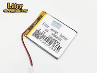 3.7V 1800mAh 405060 Lithium Polymer Ion Rechargeable Battery Lithium Polymer Li-Po Battery for MP4 GPS MP3 Bluetooth Stereo DIY Gift