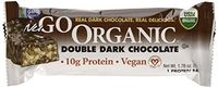 NuGo Nutrition, Organic Double Dark Chocolate, 12 Delicious Bars, 1.76 oz (50 g) Each