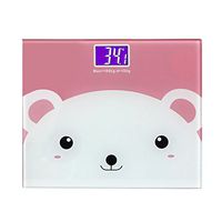 ❤️Cloudro❤️ Digital Electronic Body Weight Scale, Steel Protective Glass Pure Color 400 Pound (D)