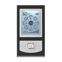 8 Modes HealthmateForever NK8ML Black Best tens EMS nmes Unit Machines Electric Electron Electronic Pulse Back Neck Legs Massagers Handheld for Back Neck Shoulder Knee Pain tmj Replacement Pads