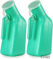 Urine Bottles Male,Portable Male Urinal Bottle Non Spill Urine Cups Hospital Bed Mens Portable Urinals with Lid Spill Proof Pee Bottles Emergency Men Urinal Pee Potty with Lid for Hospital