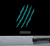 Claw marks Vinyl Decal Sticker (TEAL)