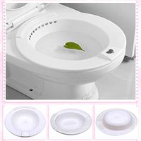 QBYLYF Sitz Bath Over The Toilet Perineal Soaking Bath for Hemorrhoidal Relief and Pregnant Women Health Care (Color : White)