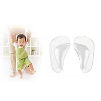 Baby Toddler Old Orthopedic Orthotic Arch Support Insole Flat Foot Flatfoot Correction Shoe Insoles Cushion Inserts (Clear, Size : S)