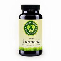 Wholistic Botanicals Turmeric Capsules, Wildcrafted Turmeric Curcumin Supplement, Liver Cleanse, 100ct