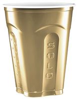 Gold Solo Squared Cups 18 Ounce 30 Count
