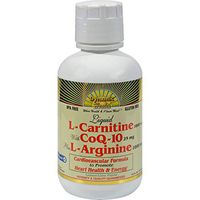 Dynamic Health Liquid L-Carnitine with CoQ-10 plus L-Arginine 473ml Bottle