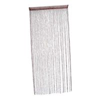 Romantic Glitter Tassel String Curtain Valance Wedding Venue Room Divider |Color - Coffee|