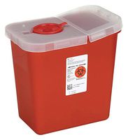 Sharps Container, 3 Gal., Auto Drop, PK3