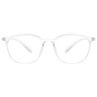 Blue Light Blocking Glasses Women, Lightweight TR90 Eyewear Frames Anti-Glare Clear Lenses Computer Glasses (Clear - L)