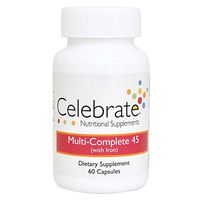 Celebrate Multi-Complete 45 with Iron - Capsules - 60 Count