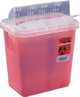 Units Per Case 10 Sharps - Sharpes Container 3gal Red Inroom Units Per Case 10 KENDALL HEALTHCARE PROD. 85221R by Kendall/Covidien