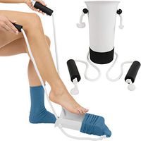 Vive Sock Aid - Easy On and Off Stocking Slider - Donner Pulling Assist Device - Compression Sock Helper Aide Tool - Puller for Elderly, Senior, Pregnant, Diabetics - Pull Up Assistance Help