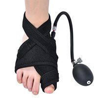 FMMXU 1 Piece Bunion Medical Device Hallux Valgus Orthosis Black Toe Separator Orthopedic Night Brake Foot Care (Right)