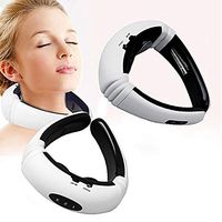 Lour Neck Massager Shiatsu Deep Tissue Portable Digital Neck Therapeutic Electric Massager for Neck-Pain for Car Home Office Use