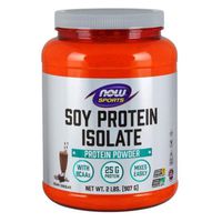 Now Foods Soy Protein Isolate (Natural Chocolate) - 2 lbs. 3 Pack