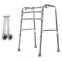 Walkers Rehabilitation Aluminum Armrest Folding Elderly Disabled Walking Auxiliary Walking Stick Four-Legged Walk 45cm59cm76cm MUMUJIN
