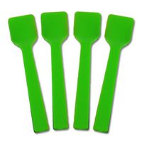 Solid Color Mini Plastic Gelato Spoons - 3,000 / Case (Green)
