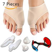 Liobaba 7PCS/SET Bunion Sleeves Hallux Valgus Corrector Alignment Toe Separator Metatarsal Splint Orthotics Pain Relief Foot Care Tool