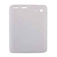 NSSTAR Soft Silicone Slim 8 Inch Android Tablet Protective Back Case Cover for ProntoTec 8" PT-T8-WHT,ProntoTec 8" PT-8IN-WHT,Simbans S81W 8", WoPad 8" Dual Camera, TURCOM 8" Tablet PC (White)