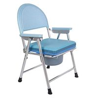 WDDMFR Bathroom Stool Bath Chair Elderly Pregnant Woman Folding Commode Chair Toilet Toilet Seat cope of Application Bathroom,Bedroom,Living Room