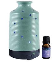 Home Blue Textured 100mL Diffuser with 10mL Lavender Oil