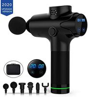 Massage Gun,KOFOHO Deep Tissue Muscle Massager,with 20 Speeds 6 Replaceable Massager Heads Helps Relieve Muscle Soreness and Stiffness(Black-New)