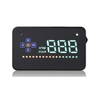 DODORO 3.5 Inch Head-Up Display,LED Speedometer, Color Projection, Speed Warning, A2 ECU, Powered By USB Port Or Cigarette Lighter,No OBD/OBD2 Restriction, Compatible With All Cars and Trucks