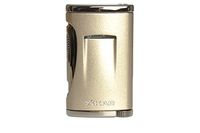 Xikar Xidris Single Jet Flame Lighter, High-Performance, Direct Inject Flame Technology, Sandstone Tan
