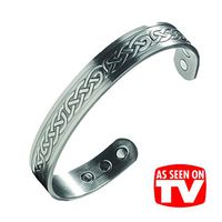 Celtic Pewter Magnetic Healing Bracelet for Arthritis, Carpal Tunnel, and Joint Pain Relief – Adjustable Sizing - Sourced by USA Seller - Earth Therapy
