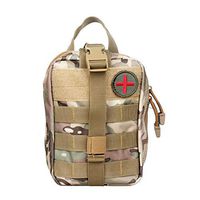 First Aid Bag Empty Tactical Medical Pouch EMT Emergency Survival Kit Outdoor Travel Molle Rip-Away EMT for IFAK Medical Multipurpose Waist Pack Military Utility kit,2