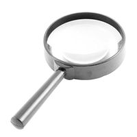uxcell Plastic Frame 65mm Lens 8X Handheld Magnifier Magnifying Glass Jewelry Loupe
