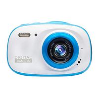 GXOK 2.0 HD Kids Camera 720P IP68 Waterproof 6X Portable Digital Zoom Cam Camera (Blue)