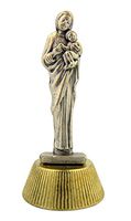 DTC Metal Patron Saint Joseph Automotive Statue on Magnetic Adhesive Base, 2 Inch
