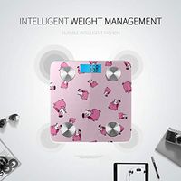 Bluetooth Smart Weight Digital Scale Cartoon Cute Painting Animal Pet Electric Scale Body Fat Composition Monitor Analyzer with Smartphone App for Body Management-396 Lbs