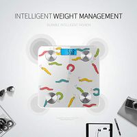Caterpillar in Cartoon Style Electronic Bathroom Scale Weight Scales for People Electronic Scales Tracks 8 Key Compositions Analyzer Sync with Fitness Apps 400 Lbs
