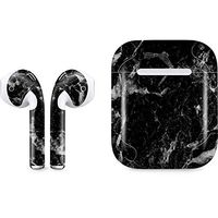 Skinit Decal Audio Skin for Apple AirPods with Lightning Charging Case - Officially Licensed Skinit Originally Designed Crushed Black Design