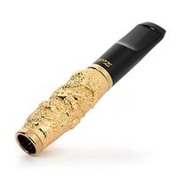 24k Gold Plated Embossed Chinese Dragon Clean-type Filtering Cigarette Holder Smoke Tobacco Filter