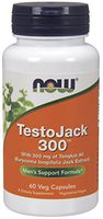 NOW® TestoJack 300™, 60 Veg Capsules