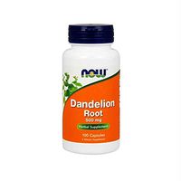 NOW Foods Dandelion Root 500 mg Caps, 100 ct