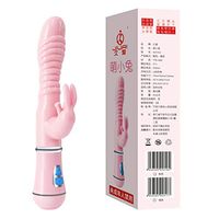 beioust Rabbit Waterproof G Spotter for Wand with 12 Modes Adult Six Toys USB Rechargeable with Powerful Frequency for Muscles Handheld & Sports Recovery-PK