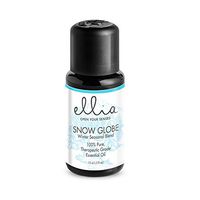 Snow Globe Winter Blend Aromatherapy Essential Oil | 15 mL, 100% Pure, Therapeutic Grade Aromatherapy | Woodsy Blend Orange, Fir, Cinnamon, Rosemary, and Clove | Ellia